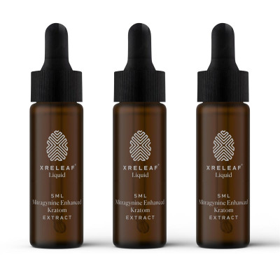 XRELEAF Liquid Mitragynine Enhanced Kratom Extrakt 15 ml