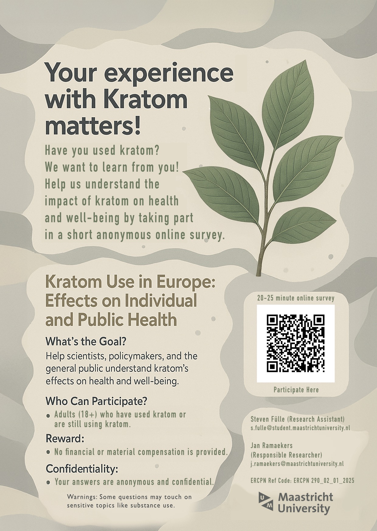 Kratom Study Maastricht University